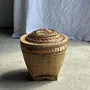 Vases - Panier traditionnel indonésien tressé clair H40 D37 - OFFICE OBJETS