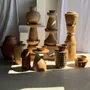 Vases - Panier traditionnel indonésien tressé clair H40 D37 - OFFICE OBJETS