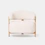 Armchairs - Julio - white - DESIGN TRIP