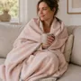 Plaids - Plaid doux en cachemire et laine mérinos MILANO Rosa Orlo - MOST-BLANKETS