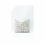 Coussins textile - NO-MAD Vanya Cushion Cover in Cotton Linen with Screen Print Design - NO-MAD