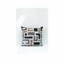 Coussins textile - NO-MAD Vanya Cushion Cover in Cotton Linen with Screen Print Design - NO-MAD