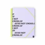 Stationery - Display Book – DO NOT CROSS Collection - CARCHIVO®