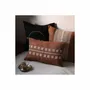 Coussins textile - NO-MAD Rekh & Chakhon Cushion Covers in Cotton Jute with Rice-Stitch E - NO-MAD