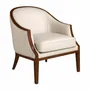 Fauteuils - Fauteuil en cuir sable - ANGEL CERDÁ