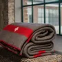 Linge de lit - Merino wool blanket SWISS ARMY - brown - MOST-BLANKETS