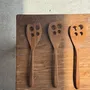 Cutlery set - Openwork spatula, teak kitchen utensil L30 L8 - OFFICE OBJETS