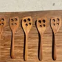 Cutlery set - Openwork spatula, teak kitchen utensil L30 L8 - OFFICE OBJETS