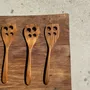 Cutlery set - Openwork spatula, teak kitchen utensil L30 L8 - OFFICE OBJETS