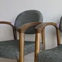 Chairs for hospitalities & contracts - Tanoco Dining Chair in Mutenye Wood, fabric seat COM/COL option - DUISTT