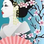 Accessoires de voyage - Serviette de plage Geisha - BEACH VIBES