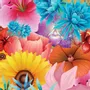 Accessoires de voyage - Serviette de plage Flowers - BEACH VIBES