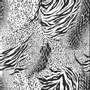 Travel accessories - Animalier Black & White Beach Towel - BEACH VIBES