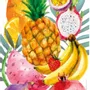 Accessoires de voyage - Serviette de plage All Fruits - BEACH VIBES