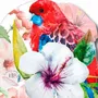 Accessoires de voyage - Serviette de plage Parrot - BEACH VIBES
