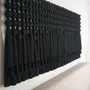 Other wall decoration - Obsidian Rhythm: Giant Handmade Modern Macrame Wall Installation - SARMAL DESIGN