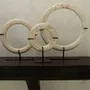 Decorative objects - Lumi white rings - M - DESIGN TRIP