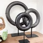 Decorative objects - Lumi black rings - M - DESIGN TRIP