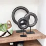Decorative objects - Lumi black rings - M - DESIGN TRIP