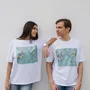 Prêt-à-porter - T-shirt Art Window « Waiting for Waves » - MARALETTO