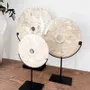 Decorative objects - Hari white discs - M - DESIGN TRIP