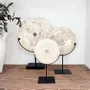Decorative objects - Hari white discs - L - DESIGN TRIP