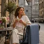 Throw blankets - Wool throw blanket FLORENCE - blue - MOST-BLANKETS
