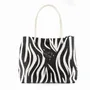 Bags and totes - Medium Black & White Beach Bag - BEACH VIBES