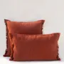 Coussins textile - NO-MAD Prerit Cushion Cover in Cotton Jute with Hand-Frayed Edges - NO-MAD