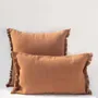 Coussins textile - NO-MAD Prerit Cushion Cover in Cotton Jute with Hand-Frayed Edges - NO-MAD