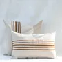 Coussins textile - NO-MAD Raku Cushion Cover in Cotton Linen with Embroidery - NO-MAD