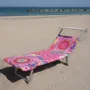 Travel accessories - No-Wind Pink Mosaic Beach Towel - BEACH VIBES