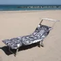 Travel accessories - No-Wind Crystal Silver Beach Towel - BEACH VIBES