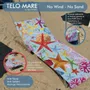 Travel accessories - No-Wind Blue Starfish Towel - BEACH VIBES