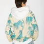 Apparel - All-Over Print Hoodie “White Heron” - MARALETTO