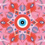 Travel accessories - Mandala Rose Round Beach Towel - BEACH VIBES