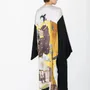 Apparel - Black Kimono “Scattered Pears” - MARALETTO