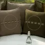 Fabric cushions - NO-MAD Shunya Cushions and Lumbar Cushions in Cotton Jute - NO-MAD
