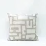 Coussins textile - NO-MAD Vanya Cushion Cover in Cotton Linen with Screen Print Design - NO-MAD
