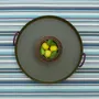 Plats et saladiers - NO-MAD Thali Tray in PU Coated Stainless Steel and Cotton Cord - NO-MAD