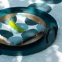 Plats et saladiers - NO-MAD Thali Tray in PU Coated Stainless Steel and Cotton Cord - NO-MAD