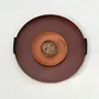 Plats et saladiers - NO-MAD Thali Tray in PU Coated Stainless Steel and Cotton Cord - NO-MAD
