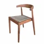 Chaises - AMBIA - Chaise en bois de teck et corde synthétique naturel - HYDILE