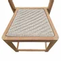 Chaises - AMBIA - Chaise haute de bar en teck et corde naturel - HYDILE