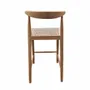 Chaises - AMBIA - Chaise haute de bar en teck et corde naturel - HYDILE