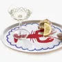 Plateaux - Lobster Oval Serving Tray - 31x22cm - BLU KAT