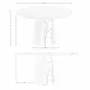 Dining Tables - Round dining table in walnut and black epoxy steel - ANGEL CERDÁ
