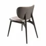 Chaises - Chaise en similicuir crème et gris foncé - ANGEL CERDÁ
