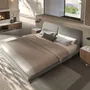 Beds - Dark grey fabric bed - ANGEL CERDÁ