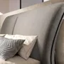 Beds - Dark grey fabric bed - ANGEL CERDÁ